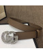 Gucci Leather Belt 30mm/40mm with Crystal Buckle Taupe 2019