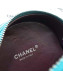 Chanel Grained Metallic Lambskin and Rainbow Metal Camera Case AS0765 Blue 2019