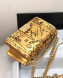 Chanel Crocodile Embossed Graffiti Leather Medium Boy Flap Bag A67086 Gold 2019