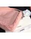 Chanel Fringe Trim Fabric CC Flap Bag Pink 2019