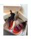 Stella McCartney Eclypse Velcro Suede Sneaker Red 2019