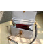 Valentino Large VSLING Grainy Calfskin Top Handle Bag 0530 White 2019