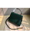 Valentino Large VSLING Grainy Calfskin Top Handle Bag 0530 Green 2019