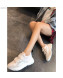 Stella McCartney Eclypse Velcro Calfskin Sneaker White 2019