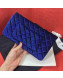 Chanel Quilted Velvet 31 Clutch A70521 Blue 2019