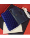 Chanel Quilted Velvet 31 Clutch A70521 Blue 2019