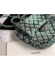 Chanel Quilted Denim Small Flap Bag Green 2020
