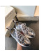 Stella McCartney Eclypse Lace-up Calfskin Sneaker Silver 2019
