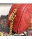 Dolce&Gabbana Devotion Camera Bag in Quilted Nappa Leather Red 2019