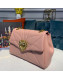Dolce&Gabbana Large Devotion Shoulder Bag in Quilted Nappa Leather Pink 2019