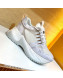 Louis Vuitton Run Away Pulse Sneakers White/Light Gray 2019