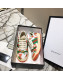 Gucci Screener Sneaker with Gucci Strawberry Print White/Orange 2019