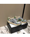 Gucci Screener Metallic Sneaker Silver/Green 2019
