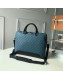 Louis Vuitton Avenue Soft Damier Leather Briefcase Top Handle Bag N41021 Peacock Blue 2019