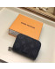 Louis Vuitton Monogram Eclipse Canvas Key Holder and Coin Purse M58106 