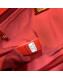 Chanel Grained Leather Pocket Flap Shoulder Bag Red 2019