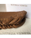 Bottega Veneta Large The Pouch Clutch in Maxi Woven Leather Brown 2019