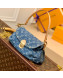 Louis Vuitton Vintage Monogram Denim Shoulder Bag M95050 Blue 2022