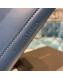 Bottega Veneta Arco Small Smooth Calfskin Maxi Weave Top Handle Bag Blue 2019