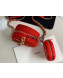 Chanel 19 Tweed Clutch with Chain & Coin Purse AP0986 Red 2019