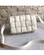 Bottega Veneta Padded Cassette Medium Crossbody Messenger Bag in Paper Calfskin White 2019