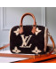 Louis Vuitton LV Teddy Speedy 25 Monogram Wool Top Handle Bag M55422 Brown/White 2019