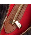 Louis Vuitton LV Teddy Speedy 25 Monogram Wool Top Handle Bag M55422 Brown/White 2019