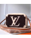 Louis Vuitton Teddy LV Monogram Wool Camera Bag M68599 Brown/White 2019