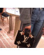 Louis Vuitton LV Teddy Speedy 25 Monogram Wool Top Handle Bag M55422 Black/Red 2019