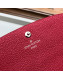 Louis Vuitton Emilie Wallet in Monogram Empreinte Leather M63918 Navy Blue/Red
