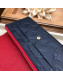 Louis Vuitton Emilie Wallet in Monogram Empreinte Leather M63918 Navy Blue/Red