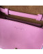 Bottega Veneta Cassette Mini Crossbody Bag in Maxi-Weave Lambskin Pink 2019