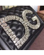 Dolce&Gabbana Crystal DG Girls Shoulder Bag Quilted Nappa Leather Black 2018