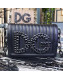 Dolce&Gabbana Smoky Crystal DG Girls Shoulder Bag in Nappa Leather Black 2018