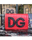 Dolce&Gabbana Smoky Crystal DG Girls Shoulder Bag in Nappa Leather Red 2018