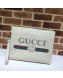 Gucci GG Web Leather Pouch 572770 White 2019