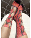 Gucci Snake Rhombus Print Socks 2019