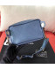 Chanel Metallic Leather Belt Bag/Waist Bag AS0142 Blue 2019