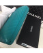 Chanel Lambskin CC Tassel Evening Clutch with Chain A69406 Turquoise 2019