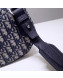 Dior Men's Print Oblique Canvas Saddle Pocket Messenger Bag 2020