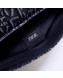Dior Men's Blue Oblique Canvas Saddle Pocket Messenger Bag 2020