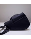 Dior Men's Printed Grained Calfskin Saddle Messenger Bag Black 2020