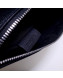 Dior Men's Printed Grained Calfskin Saddle Messenger Bag Black 2020