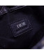 Dior Men's Blue Oblique Canvas Saddle Pocket Messenger Bag 2019