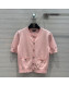 Chanel Knit Short Cardigan Pink 2022 031210