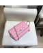 Chanel Iridescent Grained Calfskin Wallet on Chain WOC AP0315 Pink 2019