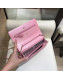 Chanel Iridescent Grained Calfskin Wallet on Chain WOC AP0315 Pink 2019