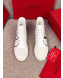 Valentino VLogo Canvas High-Top Sneakers White 2019