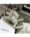 Gucci Women's Screener Leather Sneaker ‎570442 Beige 2019