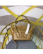 Bottega Veneta Arco Mini Bag in Smooth Maxi Woven Calfskin Khaki 2019